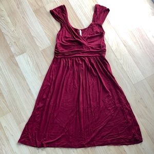 Mink Wine Colored Dress size S
